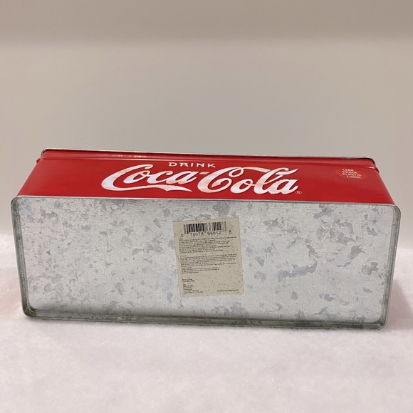 Coca Cola Themed Tin Planter Beverage Tub - Picture 9 of 9